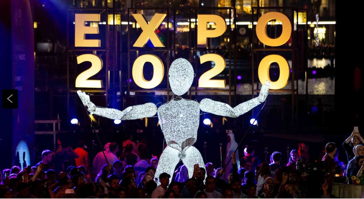 Ankündigung der EXPO in Dubai